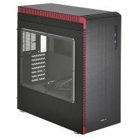 Lian Li Lian-Li PC-J60 Mid-Tower Aluminum Chassis - Black and Red Photo