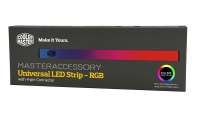 Cooler Master - Universal Magnetic LED Light Strip RGB 1 Piece SATA Power 4-Pin RGB Photo
