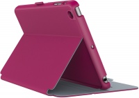 Speck StyleFolio Series Case for Apple iPad Mini 4 - Fuchsia and Grey Photo