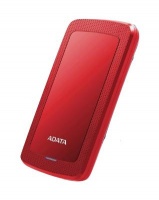 ADATA - HV300 1TB Slim Design External Hard Drive - Red Photo