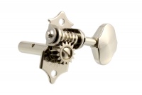 Gotoh Acoustic Guitar 3 A-Side Open Gear Machine Heads Set with Butterbean Buttons for Slotted Headstocks Photo
