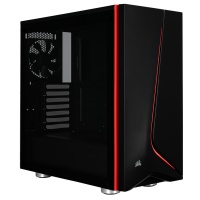 Corsair Carbide Series SPEC-06 Tempered Glass Mid-Tower Gaming Case- Black Photo