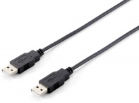 Equip - USB A/USB A 2.0 3.0m Cable - Black Photo