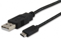 Equip USB 2.0 Type-C to Type-A Cable - Black Photo