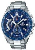 Casio Edifice Series Analogue Wrist Watch - Silver and Blue Photo