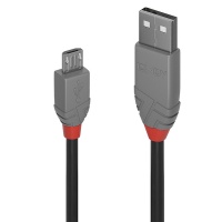 Lindy 5m USB2.0 to Micro-B Cable - Anthracite Photo