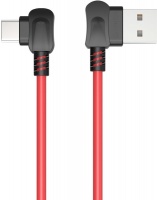 Orico - USB to USB-C ChargeSync 1m Cable - Red Photo