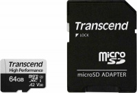 Transcend - 330S 128GB MicroSDXC Class 2 UHS-I Memory Card with SD Adapter Photo