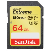 Sandisk Extreme SDXC Card 64GB - V30 Uhs-I U3 Photo