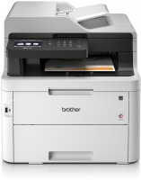 Brother A4 2400 x 600 DPI Multifunction Laser Printer - White Photo