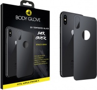 Body Glove Tempered Glass Back Protector for Apple iPhone X - Space Grey Photo