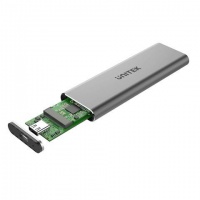 Unitek USB 3.1 Gen2 Type-C to M.2 SSD PCIe/NVMe Enclosure - Silver Photo