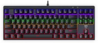 T Dagger T-Dagger Corvette Rainbow Mechanical 10-Keyless Gaming Keyboard - Black Photo