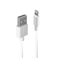 Lindy 3m USB to Lightning Cable - White Photo