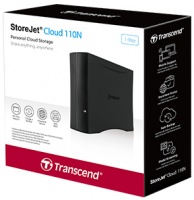 Transcend StoreJet Cloud 110N 4TB NAS - Black Photo