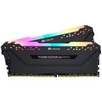 Corsair - VENGEANCE RGB PRO 16GB DDR4 DRAM 3200MHz C16 Memory Module Kit - Black Photo