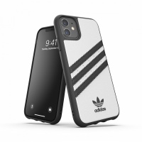 Adidas 3-Stripes Snap Case for Apple iPhone 11 - White and Black Photo