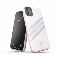Adidas 3-Stripes Holographic Snap Case for Apple iPhone 11 - Pink Photo