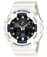 Casio G-Shock Analog and Digital Wrist Watch - White and Black Photo