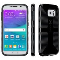 Speck CandyShell Grip Case for Samsung Galaxy S6 - Black and Grey Photo