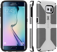 Speck CandyShell Grip Case for Samsung Galaxy S6 Edge - White and Black Photo