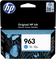 HP - 963 Cyan Original Ink Cartridge Photo