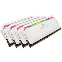 Corsair - DOMINATOR PLATINUM RGB 64GB DDR4 DRAM 3600MHz C18 Memory Module Kit - White Photo