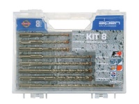 Tork Craft Alpen Sds Plus Drill Bit Set 8 Piece In Plastic Carry Case Photo