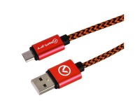 Amplify Pro Linked Micro Usb Cable 2M Black/Red Photo