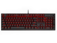 Corsair K60 PRO Mechanical Gaming Keyboard - Red LED - Cherry Viola - Black Photo