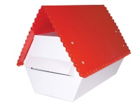 Fragram Letterbox Electro Galvanised Red Photo