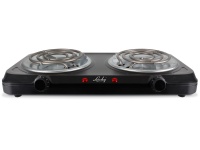 Lucky Hotplate Adjustable Temperature Black Double Plate 2000W Photo