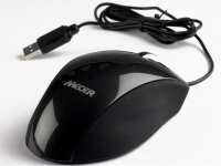 Mecer USB Optical Wheel Mouse Black Photo