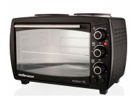 Mellerware Mini Oven 18L with 2 Hotplates - Black Photo