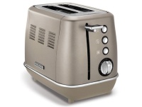 Morphy Richards Toaster 2 Slice Stainless Steel Platinum 900W "Evoke" Photo