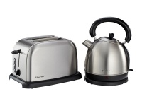 Russell Hobbs RHBSS56 Brushed Toaster & Kettle Pack Photo