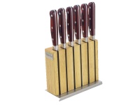 Snappy Chef 6 pieces Steak Knife-set with Block Photo