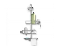 Simple Human Adjustable 3 Shelf Shower Caddy Plus Stainless Steel and Anodised Aluminium Photo