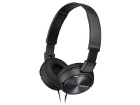 Sony Folding Aux Headphones with Mic - Black Photo