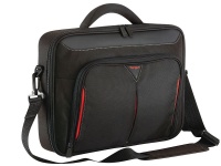 Targus Classic 14" Clamshell Case - Black Red Photo