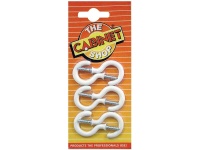The Cabinet Shop White Round Cup Hook 38MM Photo