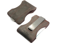 Tuff Luv Tuff-Luv Genuine Western Leather Case For Money Clip-Brown Photo