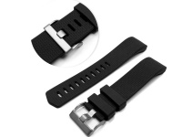 Tuff Luv Silicone Strap and Clasp Fitbit Charge 2 - Black Photo
