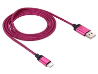 Tuff Luv Tuff-Luv Usb Type c to Usb 2.0 - Data/Charge Cable -Pink Photo