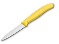 Victorinox SwissClassic Paring Knife Serrated - Yellow Photo