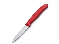 Victorinox SwissClassic Paring Knife Serrated Red 8cm Photo