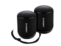Volkano Gemini Series Pair of True Wireless Bluetooth Speakers - Black Photo