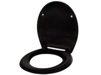 Wildberry Toilet Seat Plastic - Black Photo