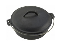 Totai Caldron 6.8L Cast Iron Pot - Black Photo