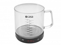 Casa Electronic Kitchen Scale W/ Glass Measuring Jug Photo